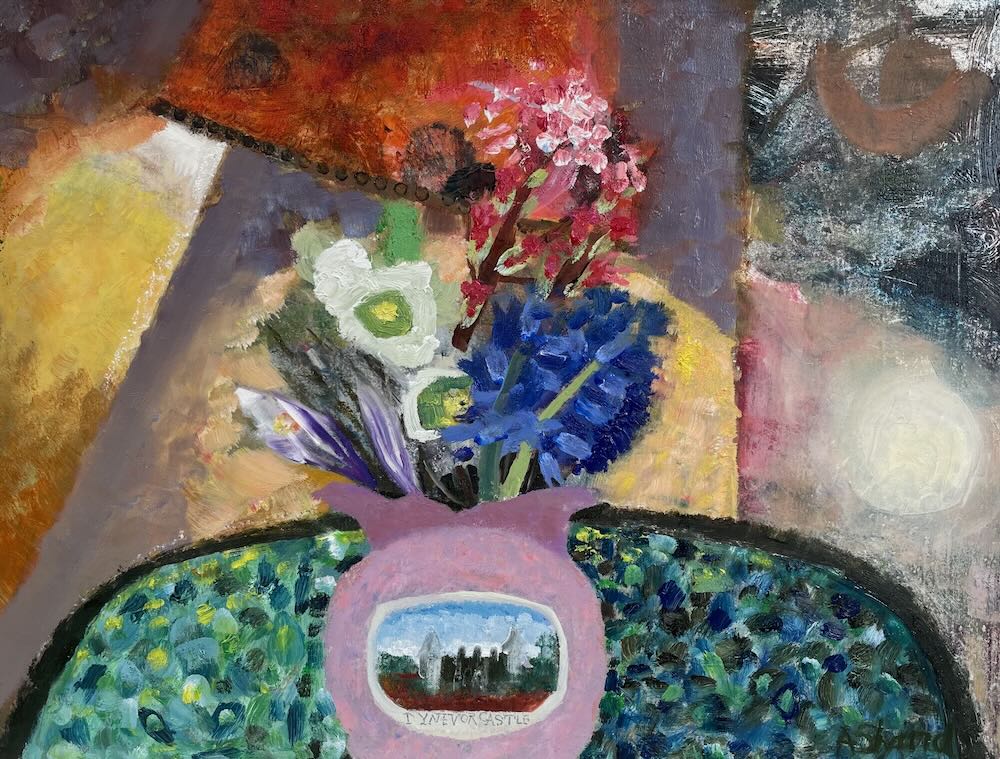 Arabella Shand, Still Life with Spring Flowers